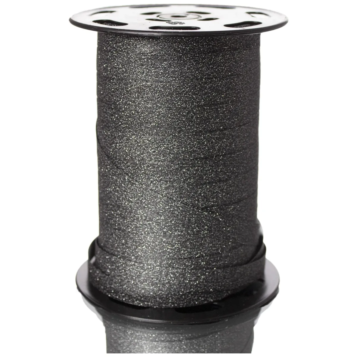 Gift Ribbon Black Glitter
